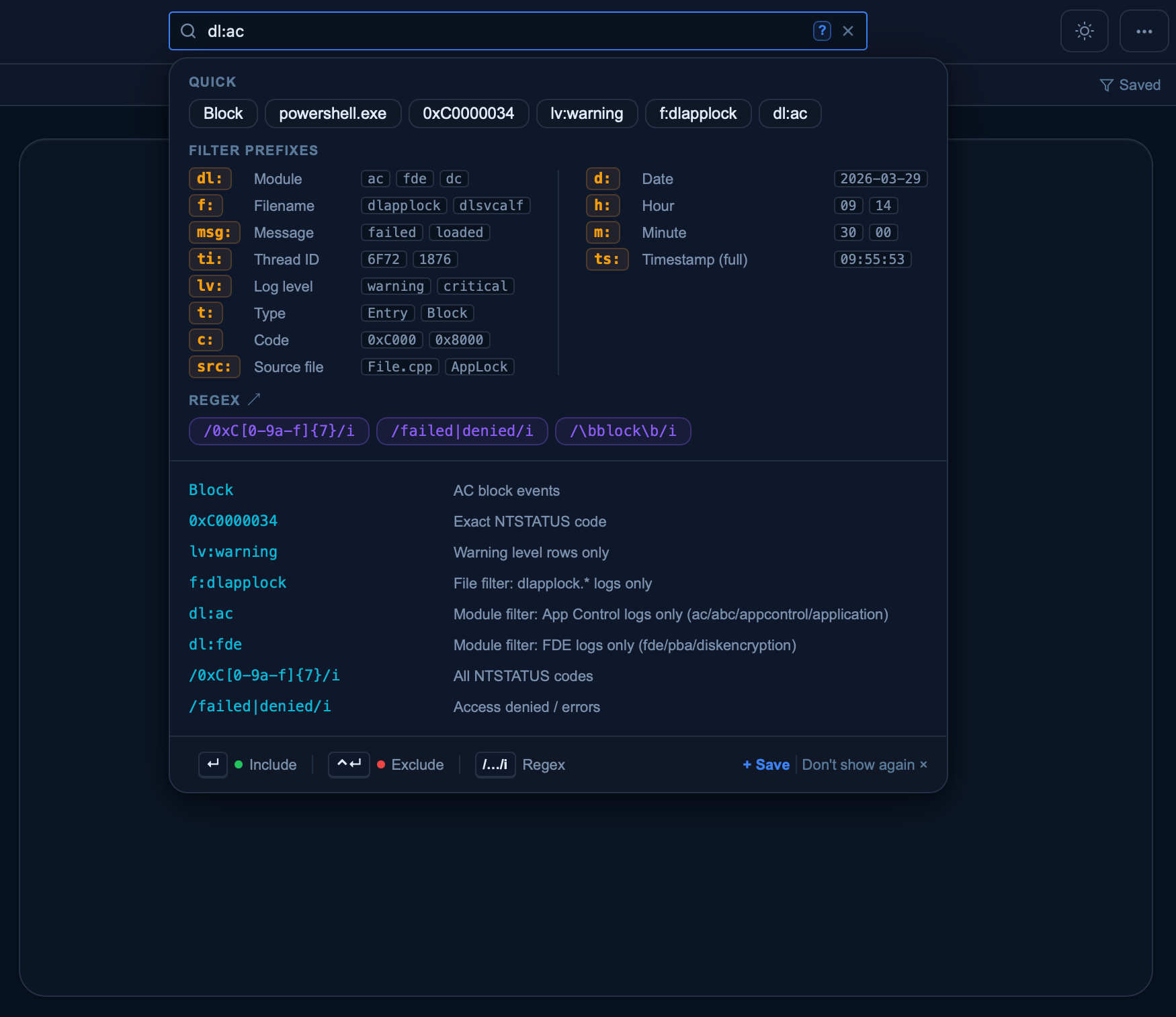TraceCoon Shortcuts & Effizienz